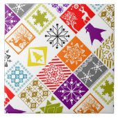 Carreau Multicolored christmas (Devant)