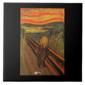 Carreau Munch - Le cri de glace (Devant)