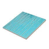 Carreau Mur de bois bleu turquoise Texture (Côté)