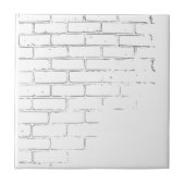 Carreau Mur de briques blanc de do-it-yourself pour écrire (Devant)