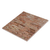 Carreau Mur de briques rose (Côté)