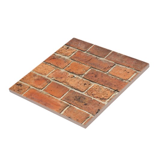 Carreau Mur de briques rouge (Côté)