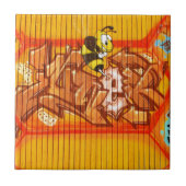 Carreau Mur de graffiti de Wasp (Devant)