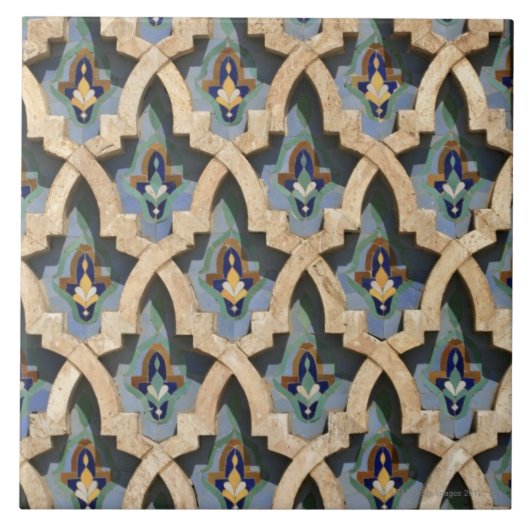 Carreau Mur de mosaïque, Hassan II Mosquée-Casablanca (Devant)