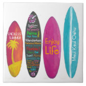 Carreau Mur de surf Aloha (Devant)