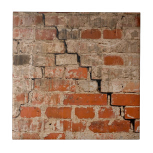 Carreau Mur en brique fissurée