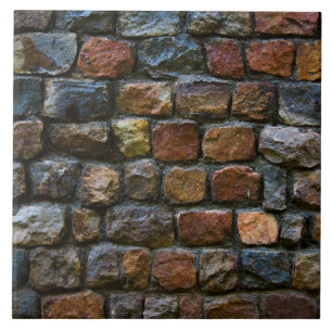 Carreau Mur en pierre foncée