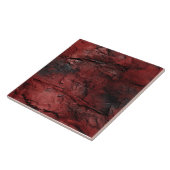 Carreau Mur rouge et noir (Côté)