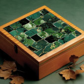 Carreau Mur vert émeraude Décor Mosaïque moderne et chic