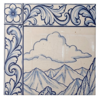 Carreau Murale en azulejo Machu Picchu 1 sur 6 en haut à g