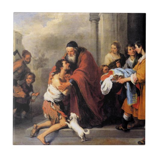 Carreau Murillo -- Le Retour de l'Enfant Prodigue (Devant)