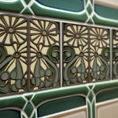 Carreau Murs Art Déco Floral Décor Art Nouveau