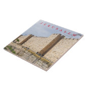 Carreau Murs de la vieille ville de Jérusalem céramique (Côté)