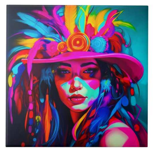 Carreau Muse vibrante (Devant)