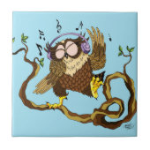 Carreau Music Owl (Devant)