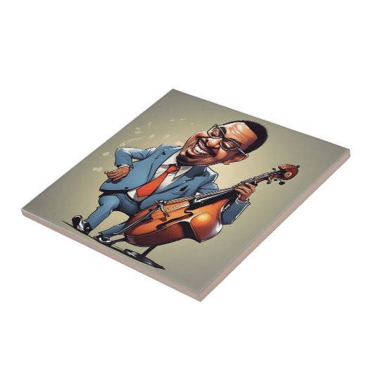 Carreau musiciens de jazz (Côté)