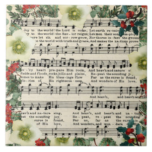 Carreau Musique de Noël, Joie au monde,