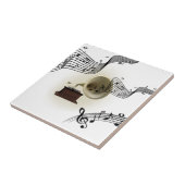 Carreau Musique et conception de gramophone (Côté)