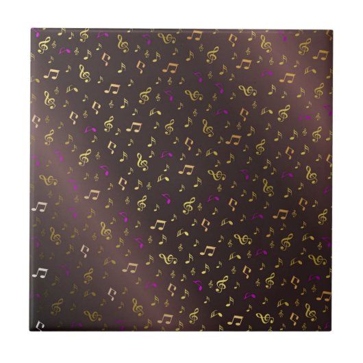 Carreau musique, musical, note, mélodie, noir, son, clef, (Devant)