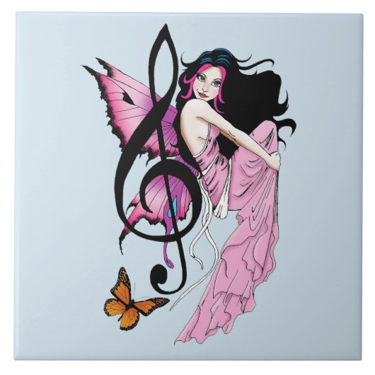 Carreau Musique Note Fée (Devant)