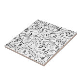 Carreau Musique, notes musicales (Côté)