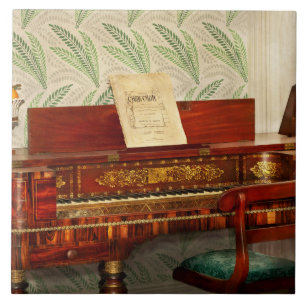 Carreau Musique - Piano - Petit piano à queue carré