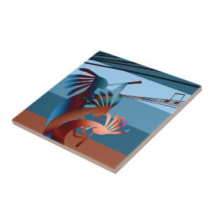 Carreau Musique Sunset Kokopelli Sud-Ouest