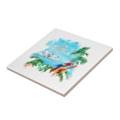 Carreau Musique tropicale de plage (Côté)