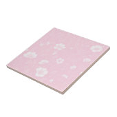 Carreau Muted Pink And White Wildflower Pattern (Côté)