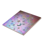 Carreau Mystic Metallic Moons and Stars Pastel (Côté)