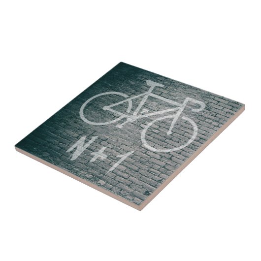 Carreau N+1 graffiti de vélo (Côté)