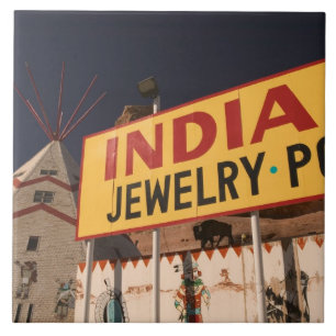 Carreau NA, États-Unis, Arizona, Lupton Yellowhorse Indien