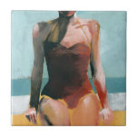 Carreau Nage vintage - maillot de bain rouge<br><div class="desc">Vintage Swim II par Jennifer Paxton Parker. | 139524GG</div>