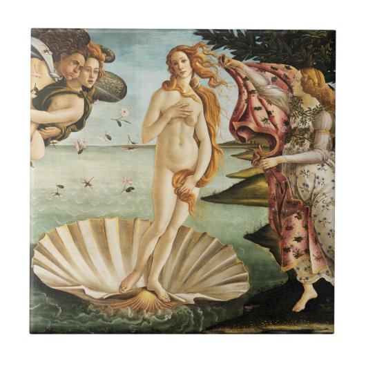 Carreau Naissance de Vénus Peinture (Devant)