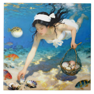 Carreau "Nami Eternal" - Un Portrait Océanique