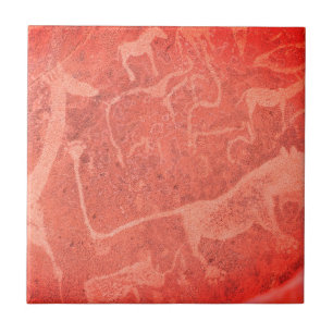 Carreau Namibie Afrique Namibie Rock Art Peinture