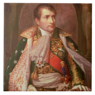 Carreau Napoleon Bonaparte (1769-1821), comme roi de