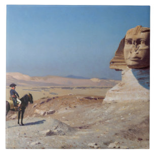 Carreau Napoléon Bonaparte avant le Sphinx (par Gérôme)