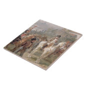 Carreau Napoléon et ses troupes (huile sur panneau) (paire (Côté)