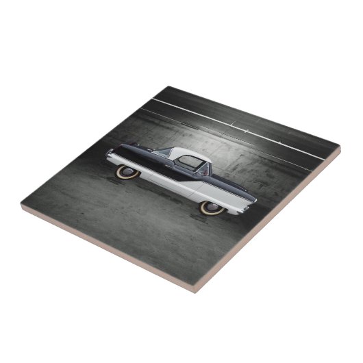 Carreau Nash Metropolitan noir et blanc (Côté)