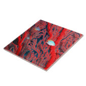 Carreau Natation de poissons dans le corail (Côté)