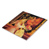 CARREAU NATIVITÉ, ANGES DE LA MUSIQUE, MAGIE DE NOËL (Côté)