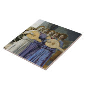 Carreau NATIVITÉ,ANGES DE NOËL par PIERO DELLA FRANCESCA (Côté)