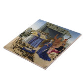 Carreau NATIVITY OF JESUS, ANGELS by PIERO DELLA FRANCESCA (Côté)