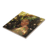 Carreau Nature Déesse Imaginaire afro-américain Art (Côté)