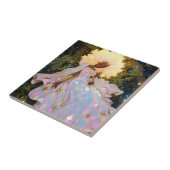 Carreau Nature Déesse Imaginaire afro-américain Art (Côté)