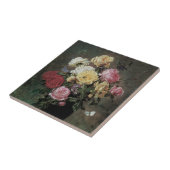 Carreau Nature morte avec des fleurs dans un vase par Olaf (Côté)