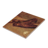 Carreau Nature morte Bloaters et ail par Vincent van Gogh (Côté)