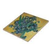 Carreau Nature morte Vase aux iris de Vincent van Gogh (Côté)