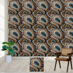 Carreau naturel Turquoise et Brown